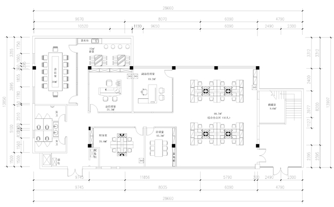 海新不銹鋼辦公室裝修工程順利開工