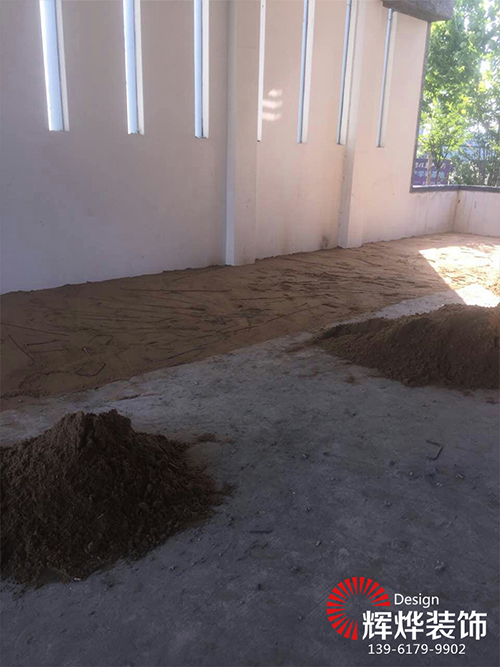 新工地現澆地面中