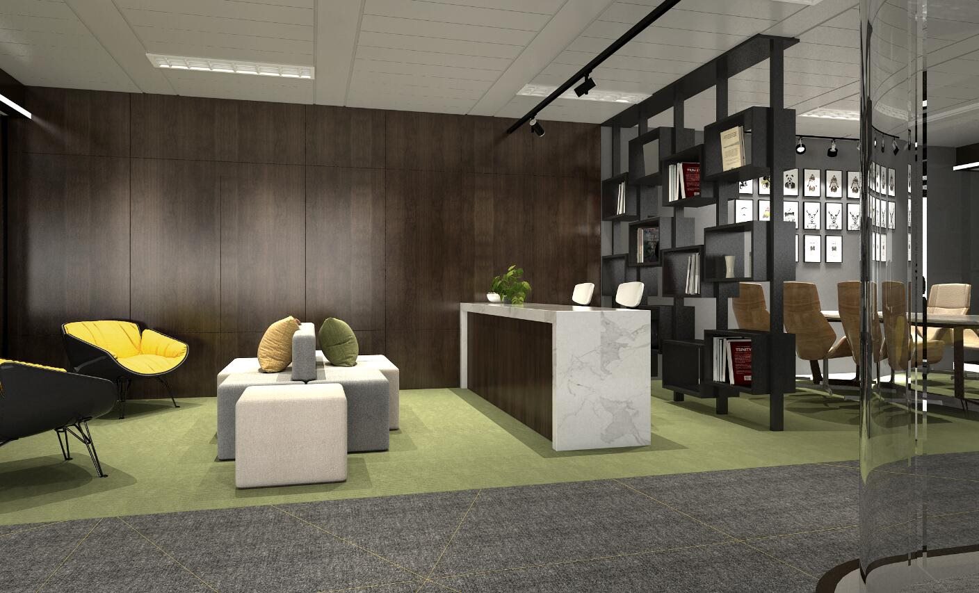 輝燁設(shè)計師許鵬飛呂氏控股辦公室設(shè)計案例說明