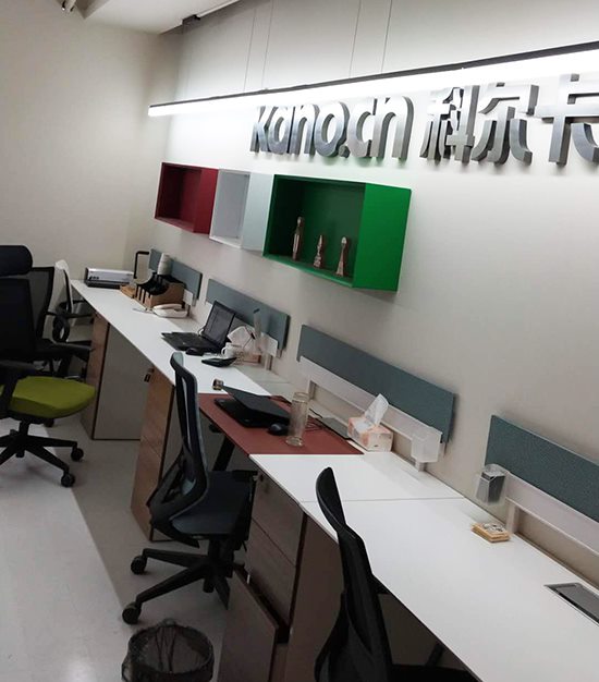 輝燁無錫科爾辦公家具辦公室裝修實景圖
