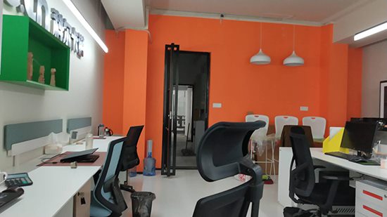 輝燁無錫科爾辦公家具辦公室裝修實景圖